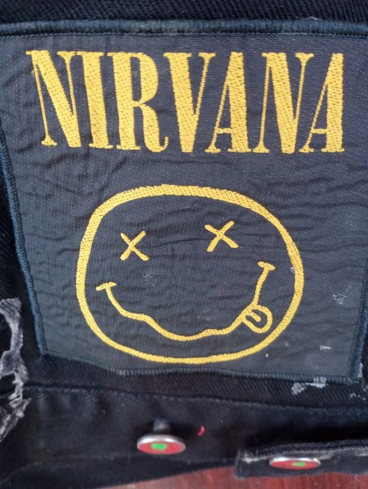 Vestă punk rock Black Premium Ramones M.Manson  Nirvana