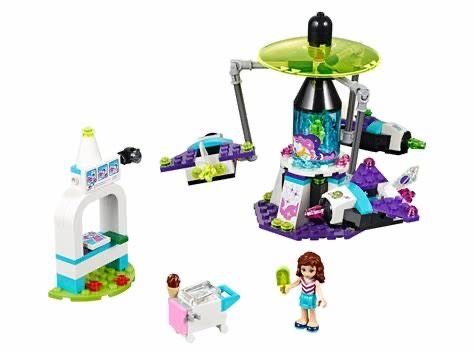 Ново LEGO® Friends Пътуване в космоса в увеселителния парк 41128