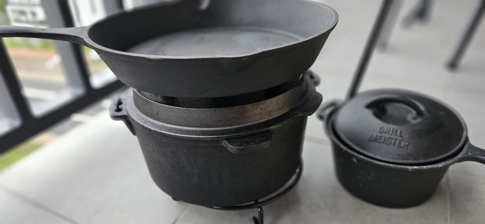 Set oala oale tigaie fonta grill meister
