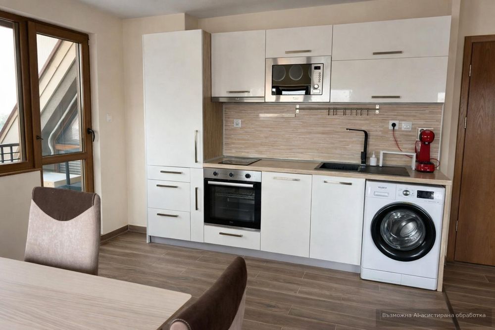 С ГАРАЖ! Двустаен апартамент под наем в кв. Кючук Париж