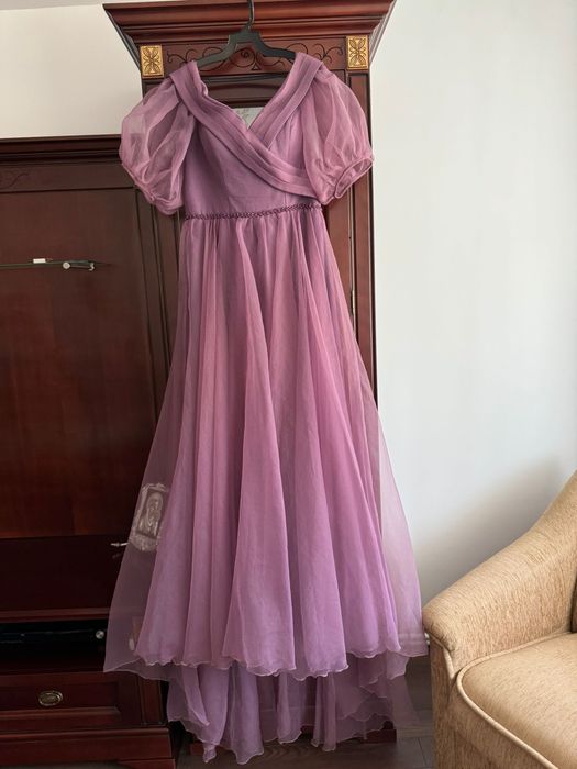 Rochie de nașă, soacră, rochie de bal/ banchet, deosebită, trenă