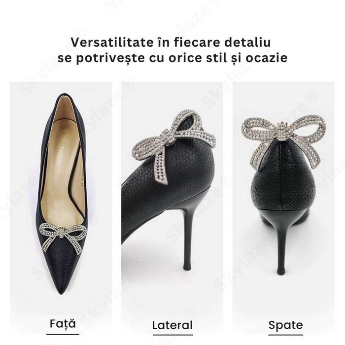 Set 2x Brose Pantofi Skylaze® Funda Cristale, Clips Rapid, 6 cm