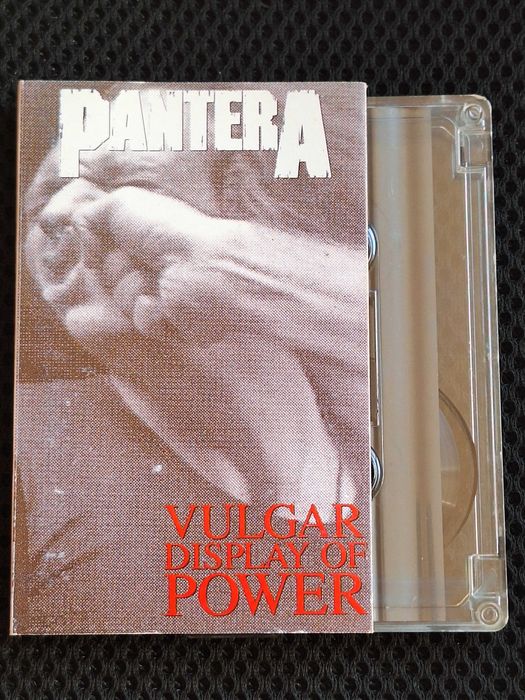 Аудио касета Pantera "Vulgar Display Of Power“ studio album audio cassette, Оригинално издание