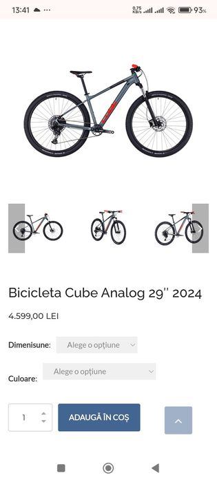 Cube 29r 1x12 vit. rockshox