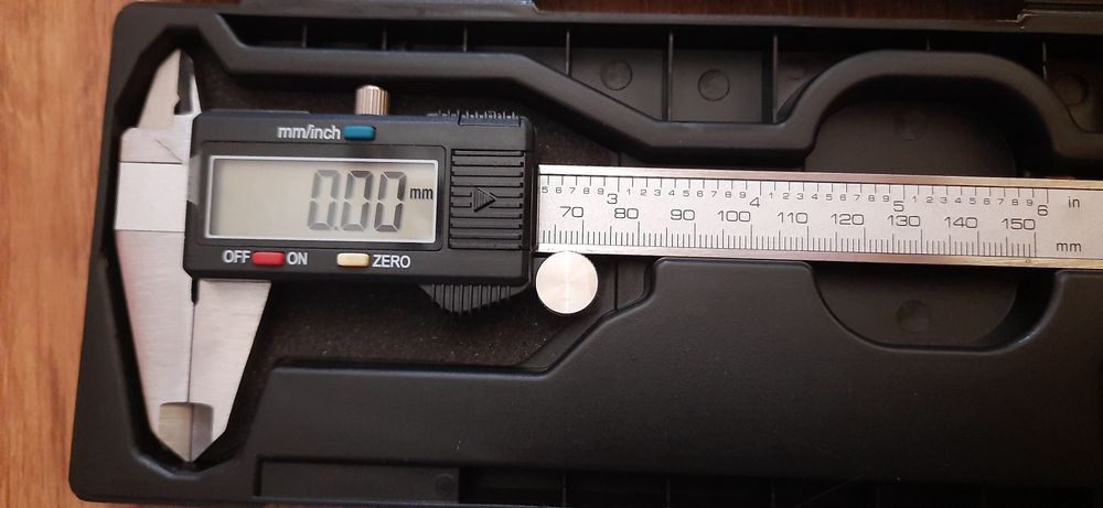 Subler digital, 0-150 mm/0 6 inch, inox, Nou!