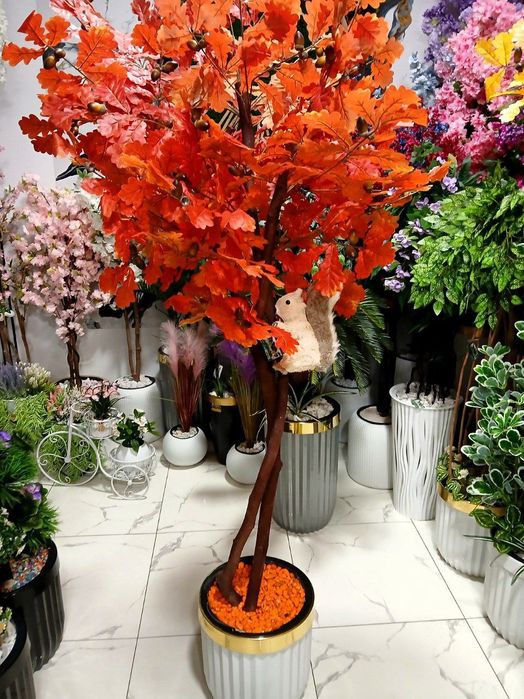 Искусственные цветы и деревья растения суний гуллар ва дарахтлар