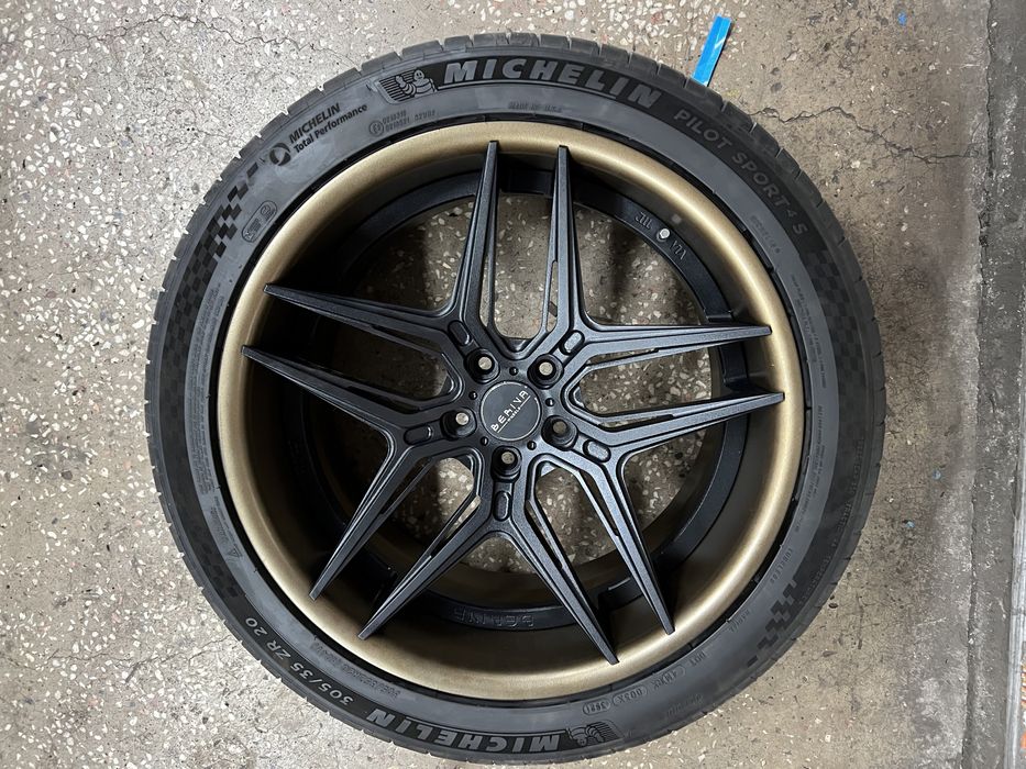 Vand set jante Forged 20” cu anvelope vara noi Michelin Pilot Sport 4S