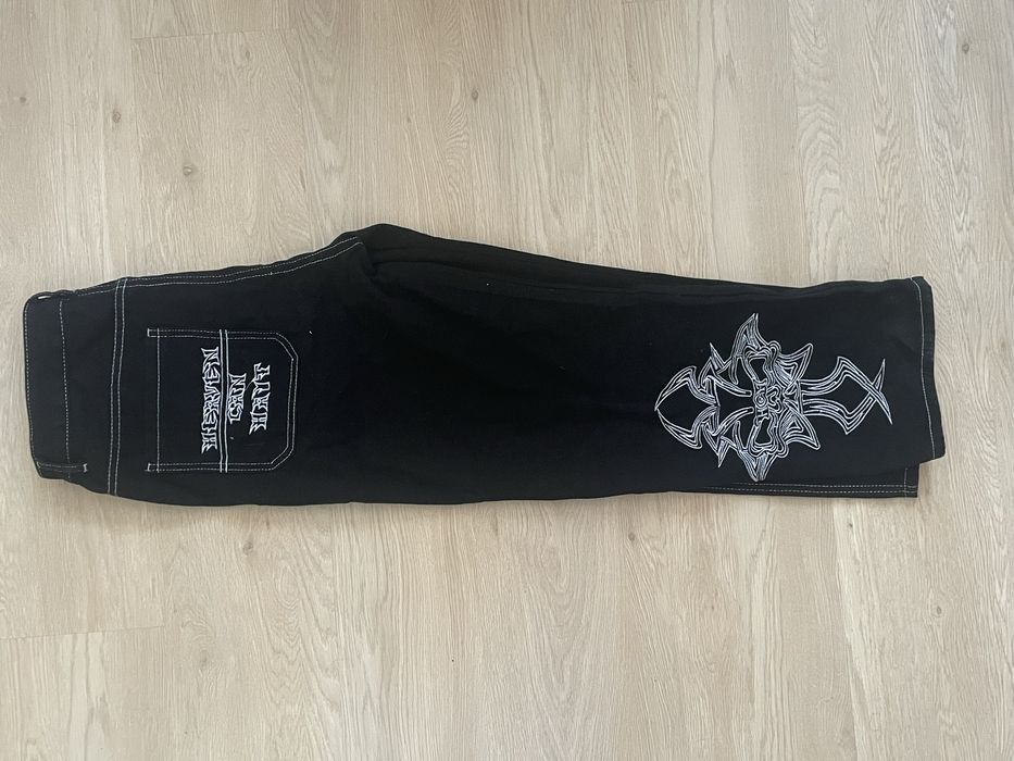 Черно дънки размер L