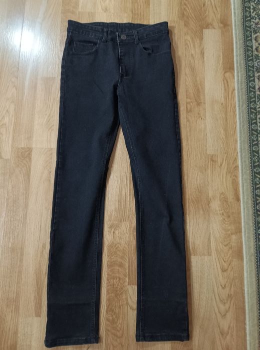 Брюки джинсы черные на мальчика подростка