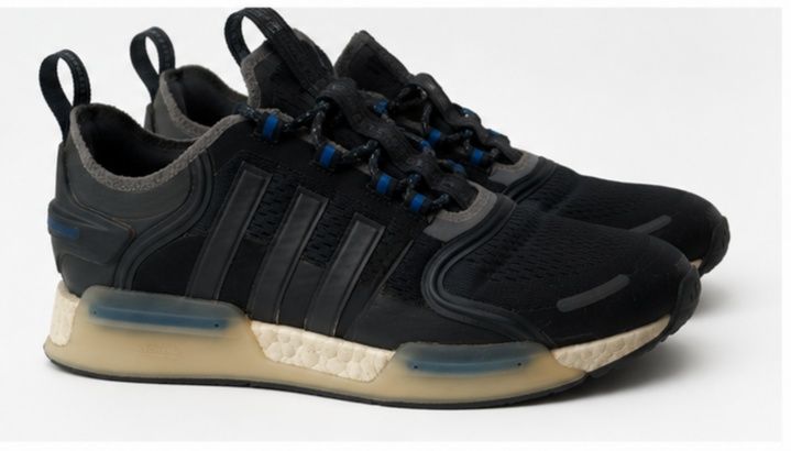 Оригинални мъжки обувки маратонки Адидас Adidas NMD_V3 Черно тъмносиньо  мрежа летни