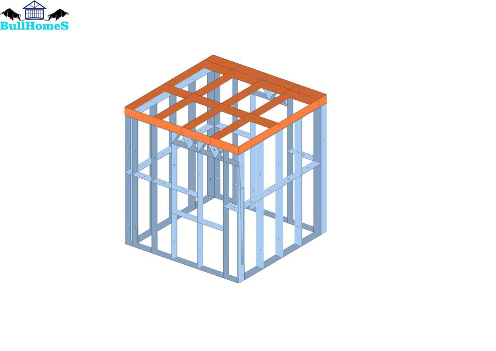 Конструкция за Kонтейнер,Склад - 4.84м²