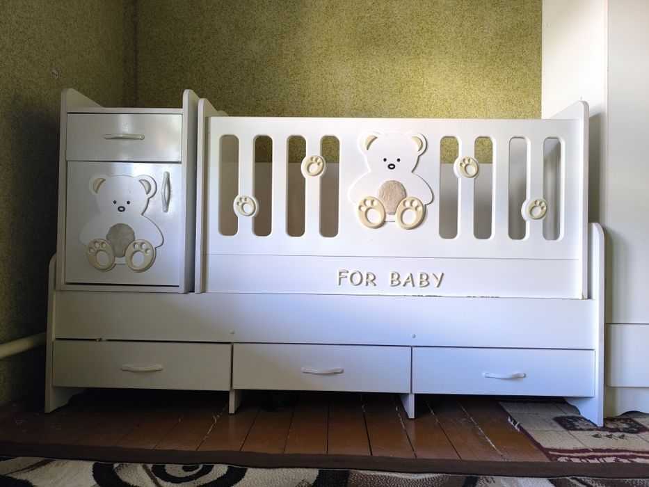 Bolajonlar uchun Krovat va Shkafi birgalikda