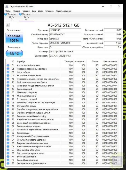 SSD Acos 512GB в количестве.