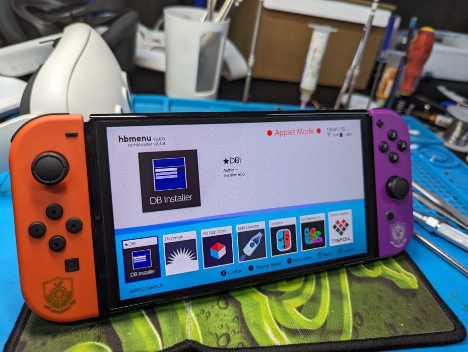 Ремонт и прошивка Nintendo Switch