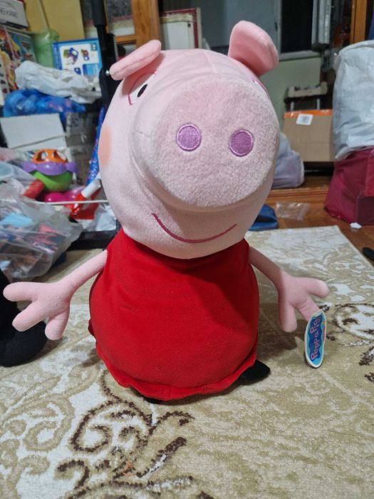 Мягкие игрушки. Большой медведь и свинка Пеппа НОВЫЕ