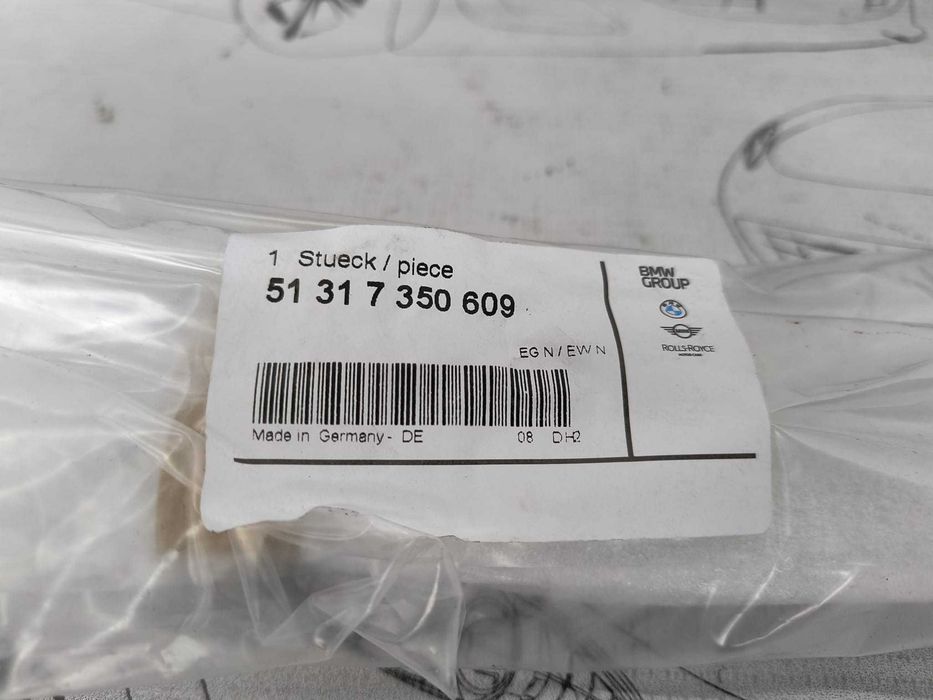 Cheder / Garnitură / Ornament Parbriz Stânga BMW X1 (F48) / 51317350609 / 51 31 7 350 609 (5A3)