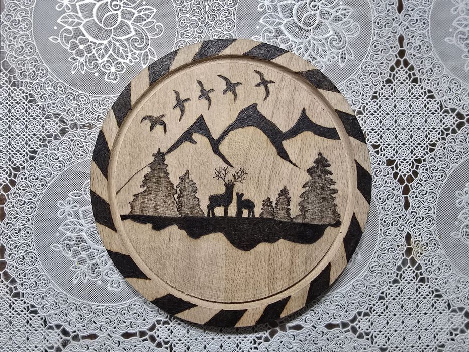 Personalizare. Articole pirogravate manual