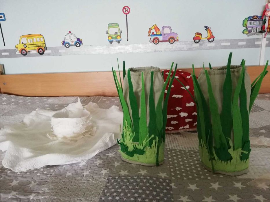 Детски карнавален, сценичен костюм гъбка, ръчно изработен УНИКАТ