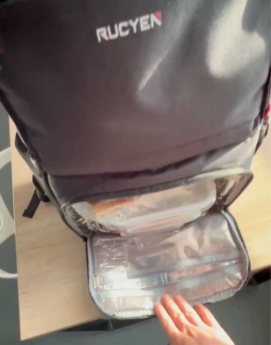 Sumka Universal katta sig'imli ovqat va kompyuter sumkasi