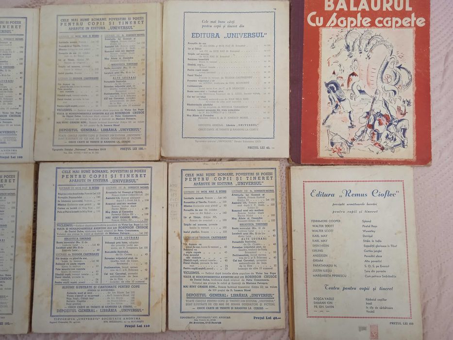 Carti copii vechi, anii 1942 - 1943, cu ilustratii.