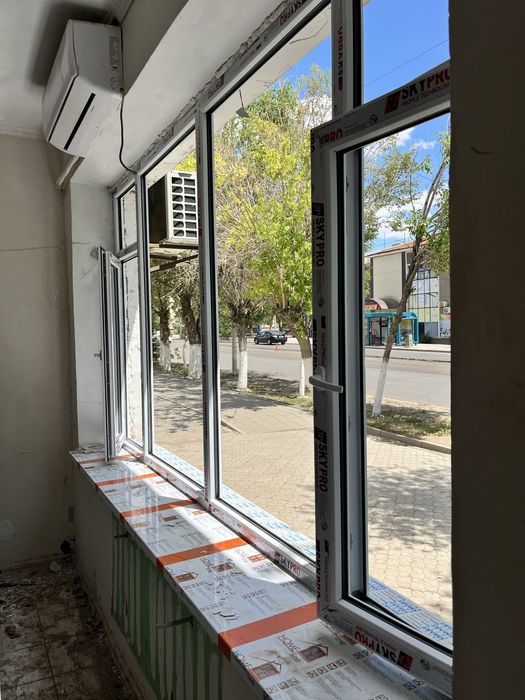 Пластик алюминий окно