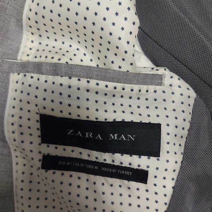 Sacou ZARA Man, gri deschis, mărimea 48