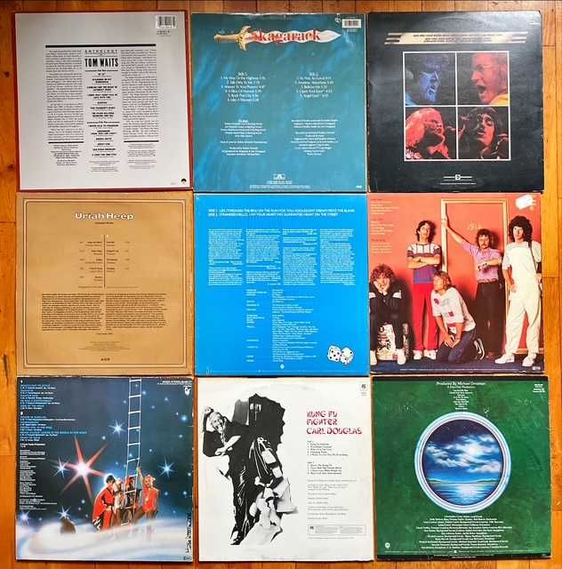 Col viniluri: Waits, Boney M, M. Davis, Beatles, Sincron, S. Chifiriuc