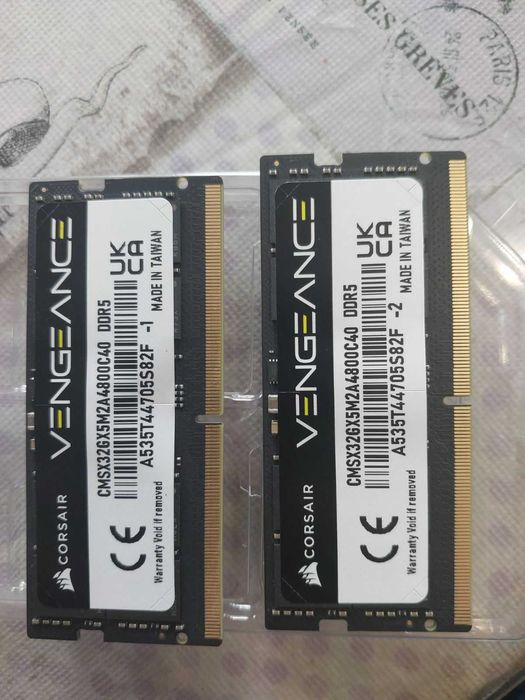 32GB DDR5 4800MT/s, 5600MT/s CL46 - RAM памет (SO-DIMM, за лаптоп)