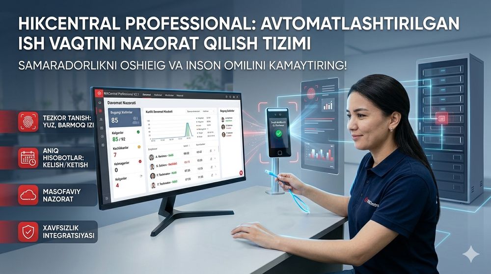 Xodimlarni 24/7 nazorat qilish: Ish vaqtini hisobga olish tizimi