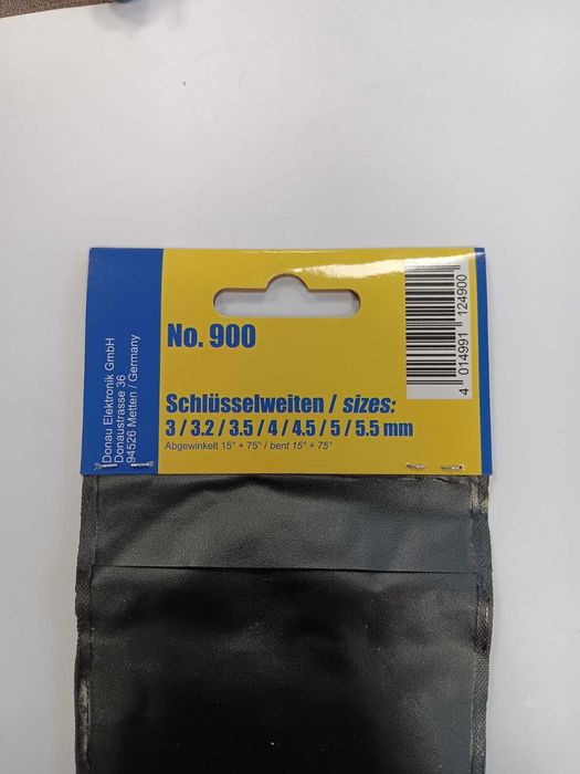 мини гаечни ключове 7 бр, 3 мм - 5,5 мм, Германия