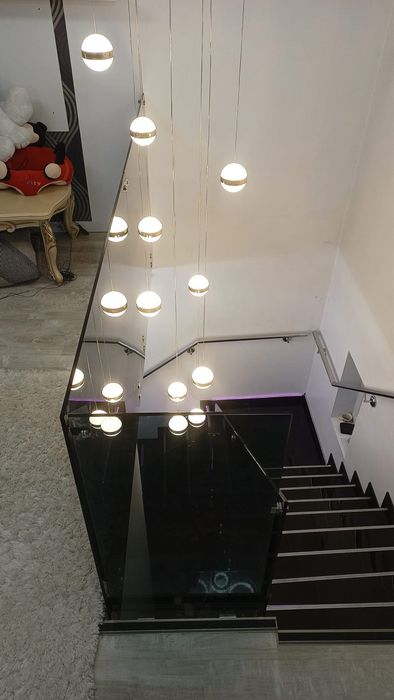 Balustrade din sticla si inox