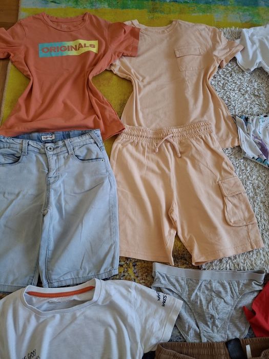 Lot merg 140-146 cm Adidas, H&M, George  pantaloni, tricou