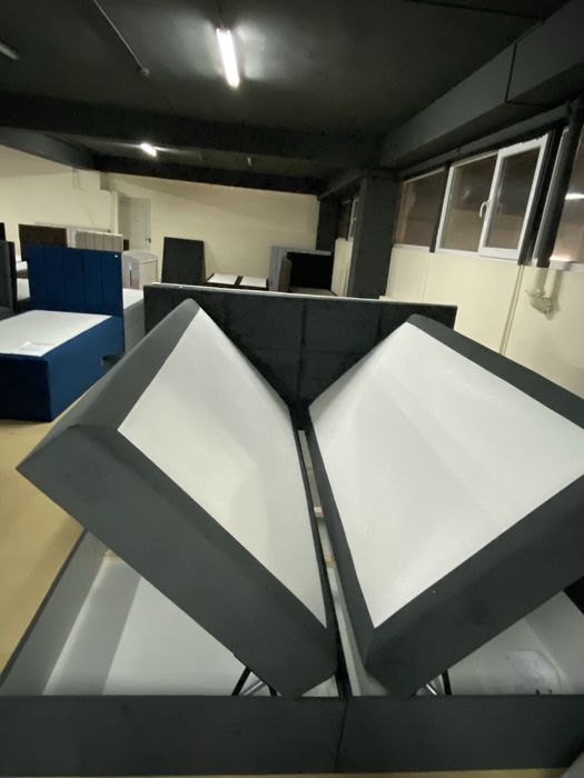 Pat matrimonial, Clasic European Premium 200x200 cu saltea inclusa