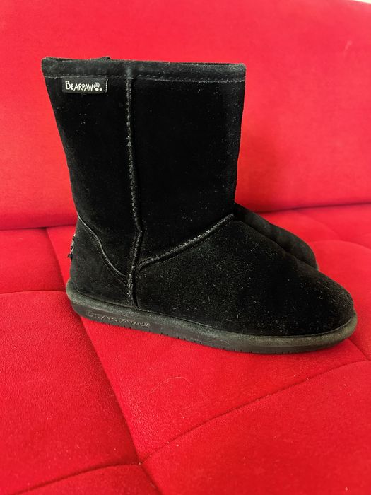 Топли ботуши”BEARPAW” -кожа и вълна отвътре.