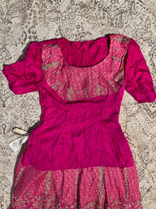 Индийская Сари тройка Ручная работа Hand made India Sari . Hindiston