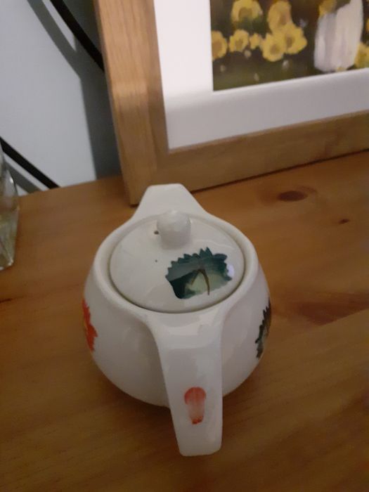 Ceainic ceramică albă