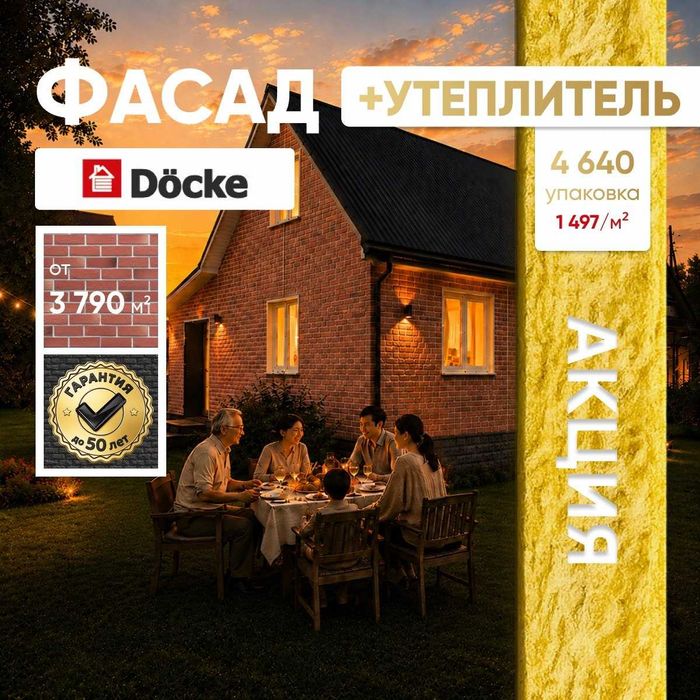 Фасад Döcke + Утеплитель