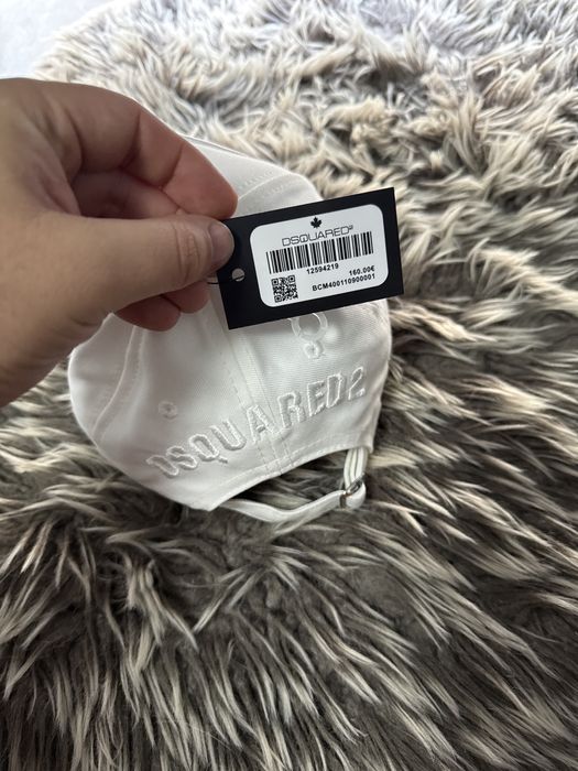 Sapca Dsquared2 Flag alba Premium