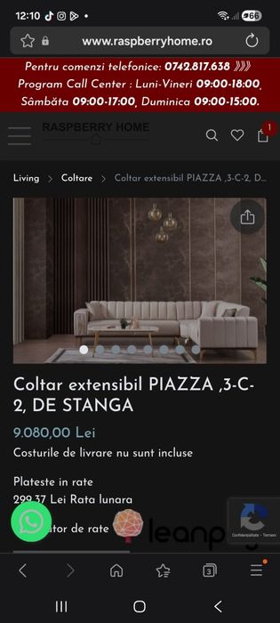 Coltar extensibil nou