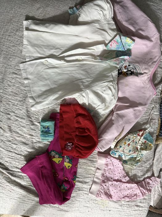 Пакет вещей на девочку от 0 до 4 лет