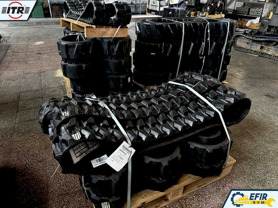 НОВИ гумени вериги ITR за минибагер на склад