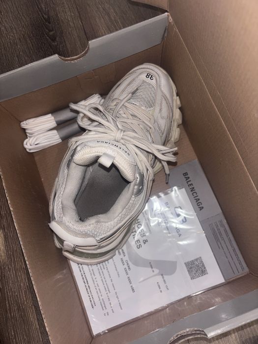 Balenciaga track white 38