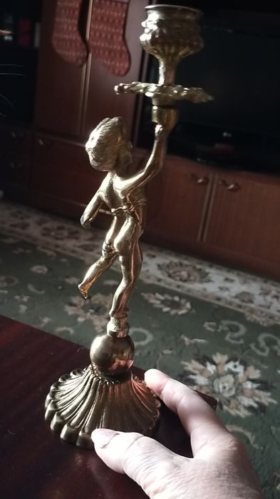 Бронзовый подсвечник