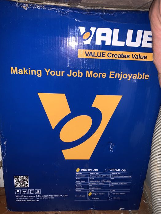 value vrr12l-os Statie recuperare pompa recuperator freon nou