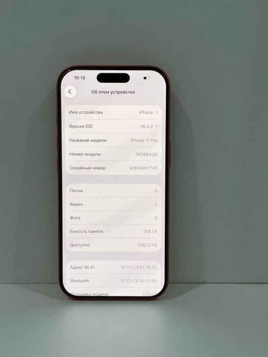 iPhone 17 Pro, 256 gb, eSIM