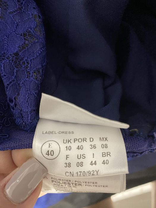 Rochie albastra pronovias marimea 40