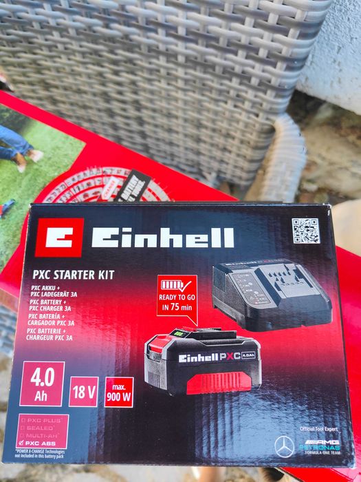 Trimmer Einhell+ incarcator si acumulator nou