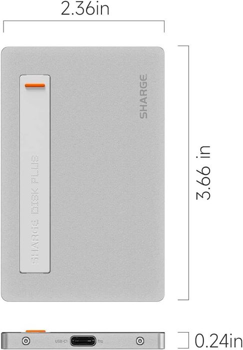 Ултра тънка кутия за M.2 NVMe SSD - Sharge Disk Plus 10Gbps Алуминиева