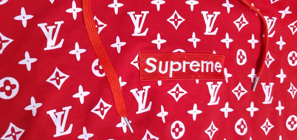 Supreme X Louis Vuitton суичър