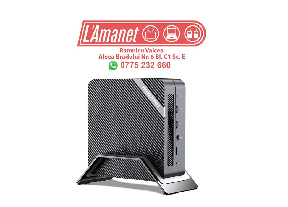 Mini PC MiniSForum UM560 XT Amd Ryzen 5 5600H 3.3Ghz 16Gb DDR4 3200Mhz 512Gb SSD M2 AMD Radeon Graphics